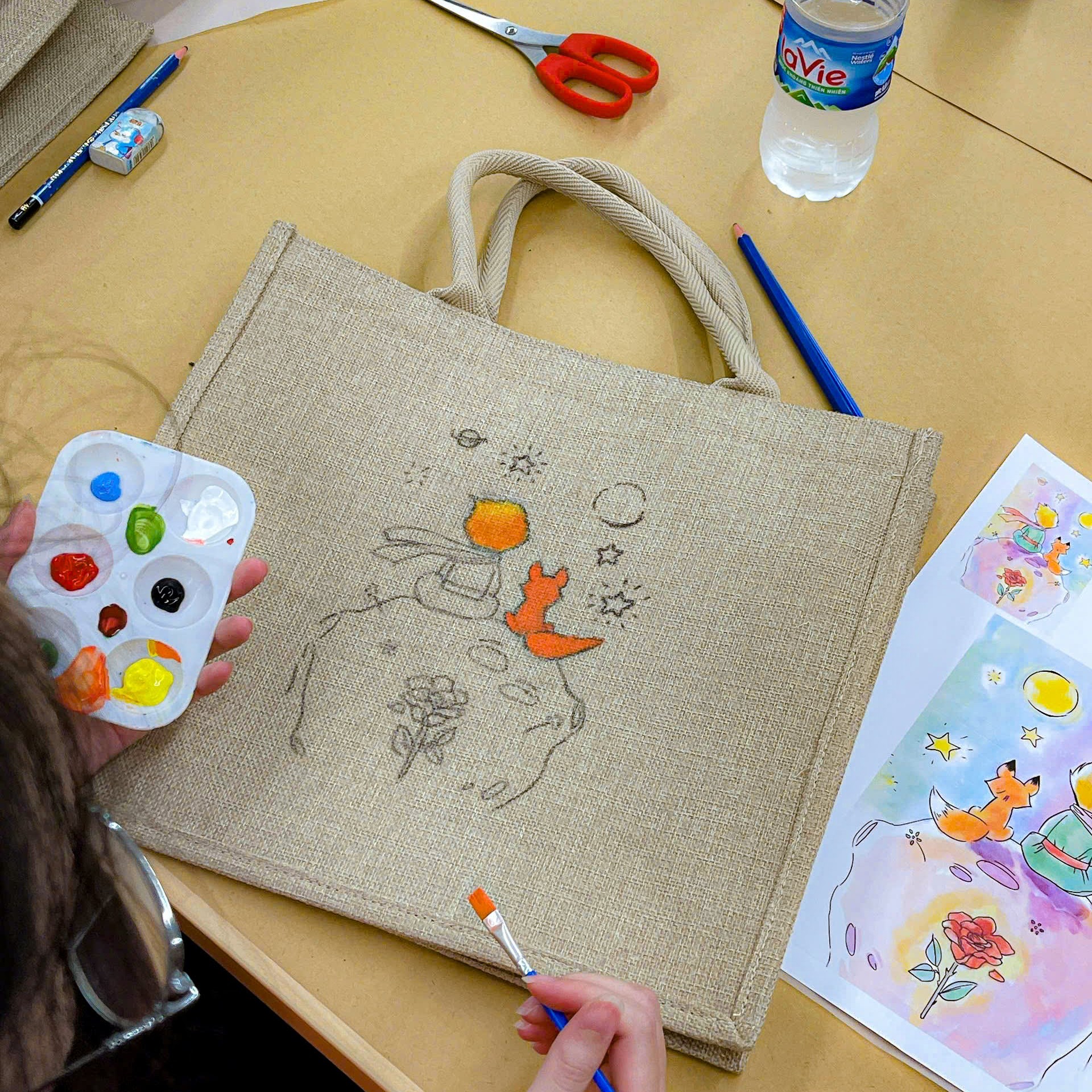 Workshop Doanh Nghiệp - Vẽ Túi Tote (Painting on Tote Bag)