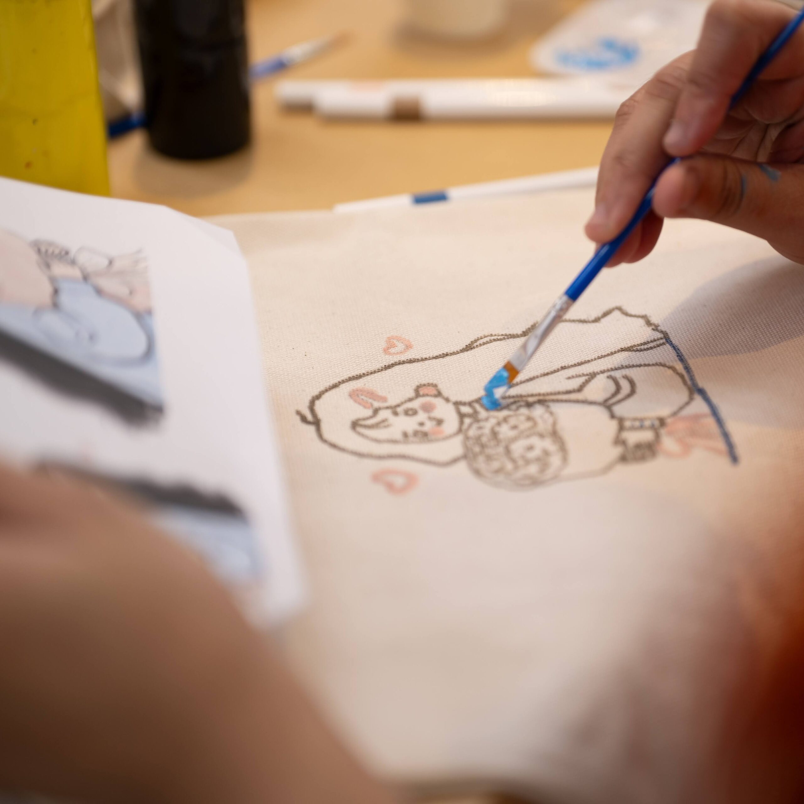Workshop Doanh Nghiệp - Vẽ Túi Tote (Painting on Tote Bag)