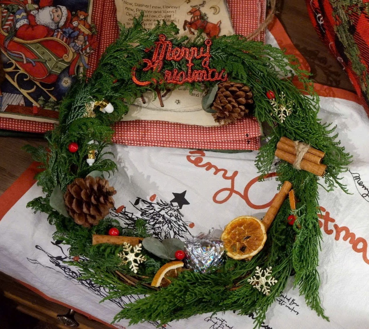 Workshop Trang Trí Vòng Nguyệt Quế (Chritmas Wreath) Workshop Trang Trí Vòng Nguyệt Quế (Chritmas Wreath)