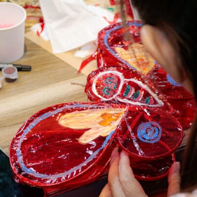 Workshop Lồng Đèn Giấy Kiếng (Cellophane Lanterns)