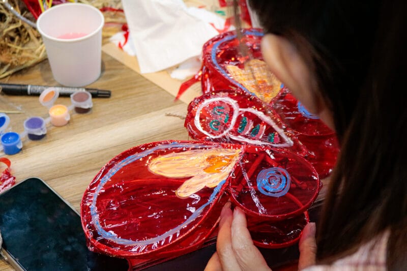 Workshop Lồng Đèn Giấy Kiếng (Cellophane Lanterns)