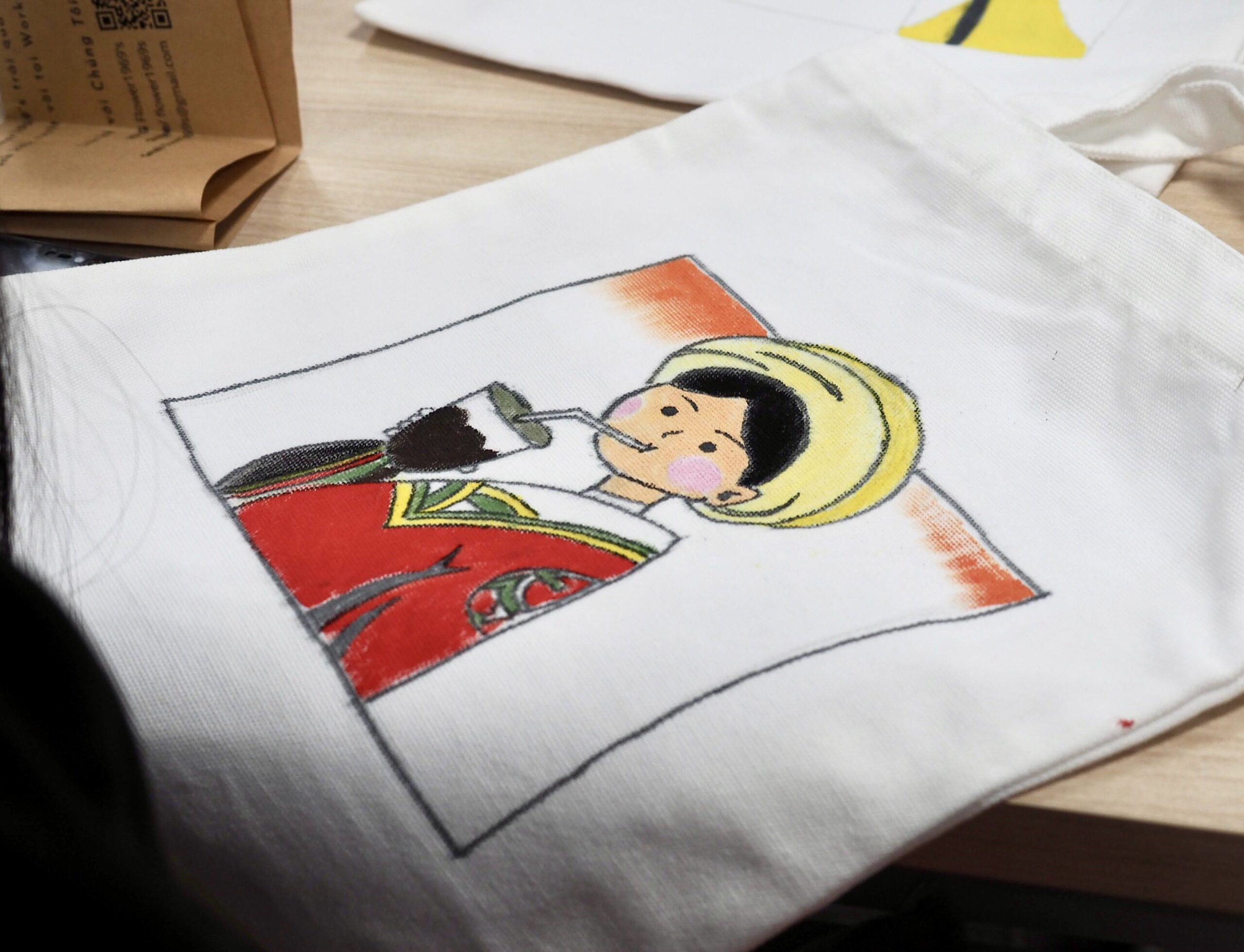 Workshop Vẽ Túi Tote (Painting on Tote Bag) Workshop Vẽ Túi Tote (Painting on Tote Bag)