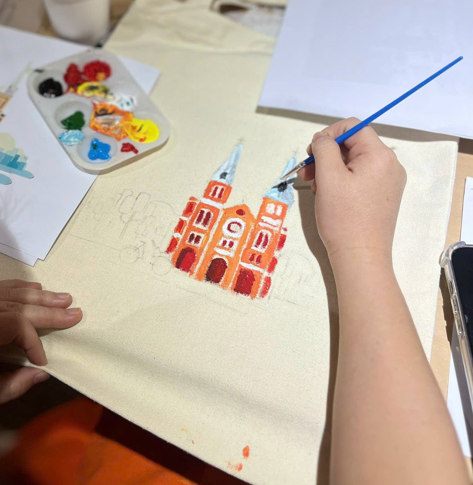 Workshop Vẽ Túi Tote (Painting on Tote Bag) Workshop Vẽ Túi Tote (Painting on Tote Bag)