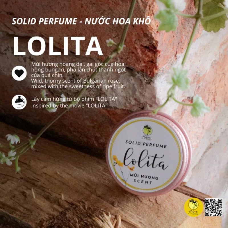 Nước Hoa Khô - Solid Perfume 10g - Flower 1969's- Mùi hương tự chọn