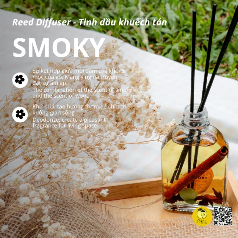 Tinh dầu khuếch tán trong (Nhiều mùi) - Reed Diffuser - Flower 1969's