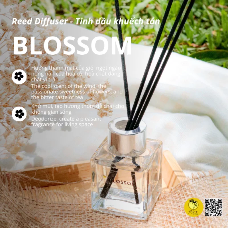 Tinh dầu khuếch tán trong (Nhiều mùi) - Reed Diffuser - Flower 1969's