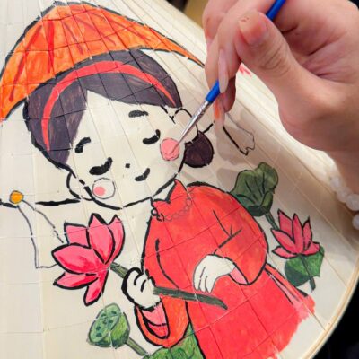 Workshop Doanh Nghiệp - Trang Trí Nón Lá (Drawing Vietnamese Conical Hat)