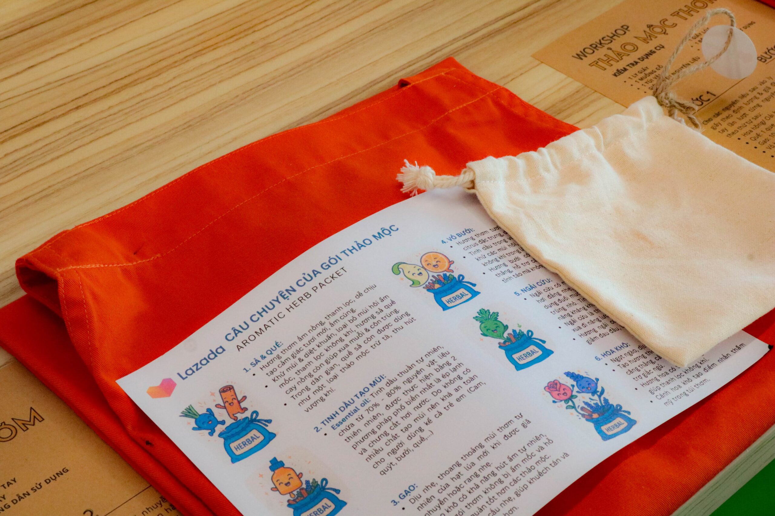 Workshop Túi Thơm Thảo Mộc Workshop Túi Thơm Thảo Mộc