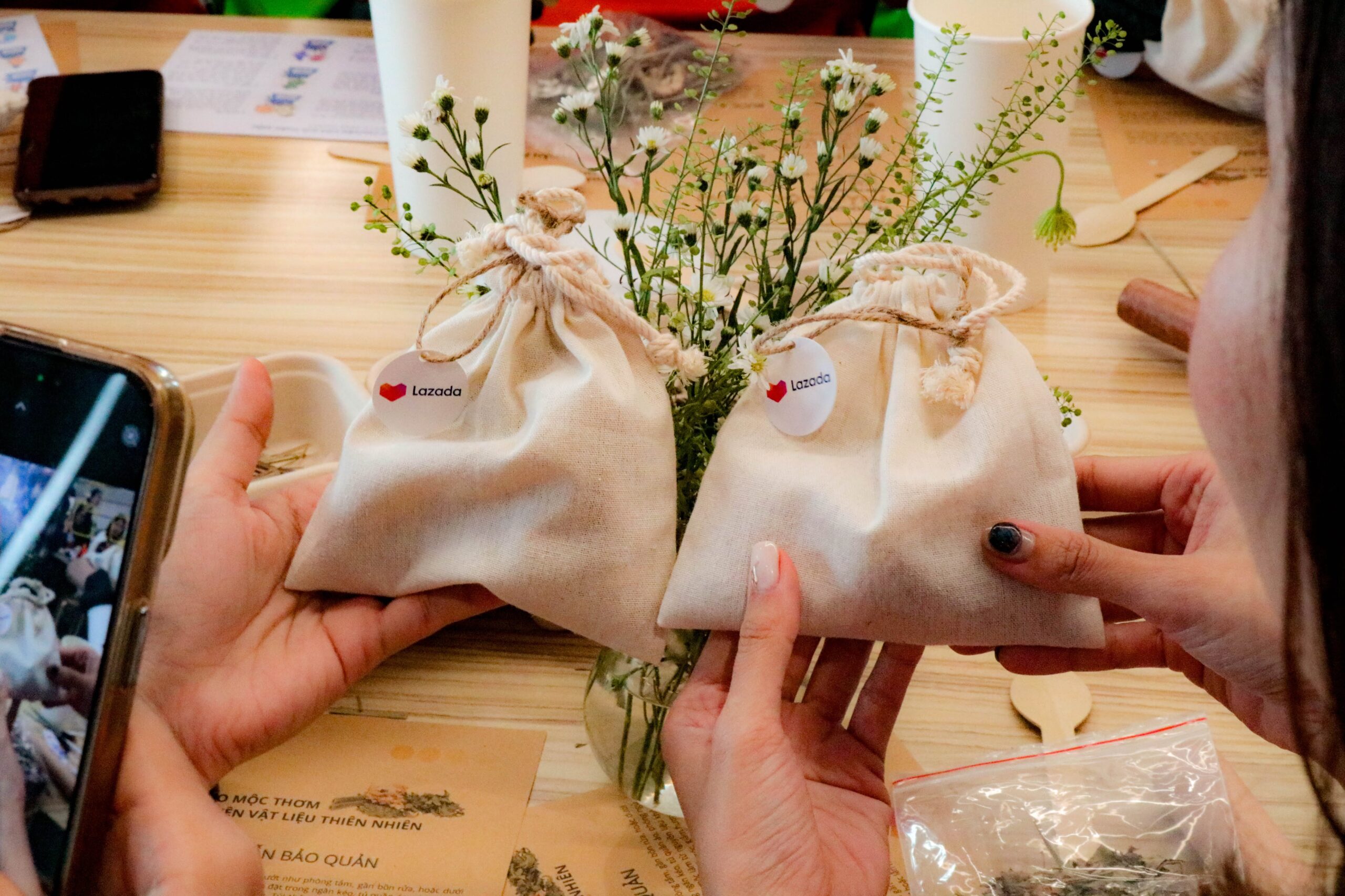 Workshop Túi Thơm Thảo Mộc Workshop Túi Thơm Thảo Mộc