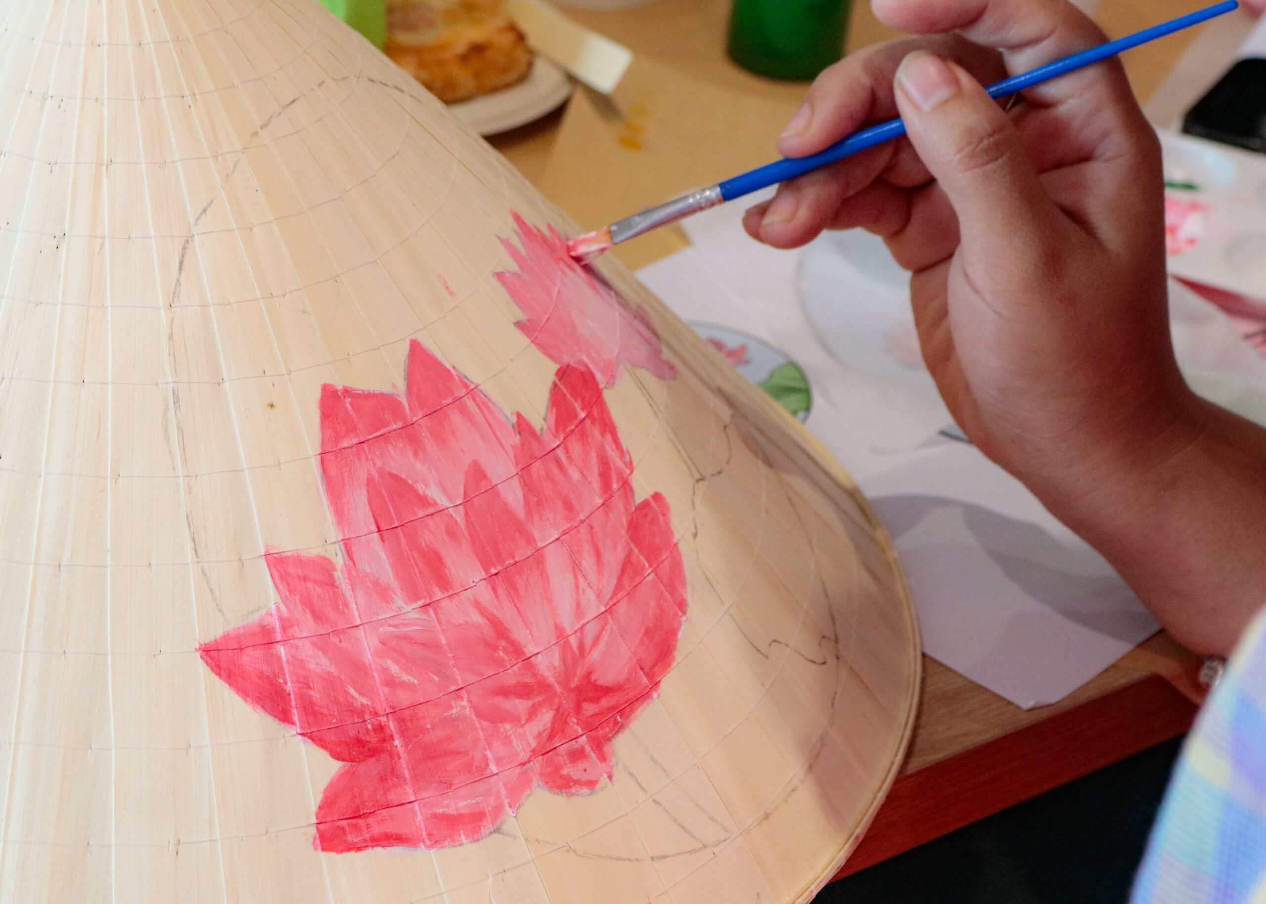 Workshop Doanh Nghiệp - Trang Trí Nón Lá (Drawing Vietnamese Conical Hat)