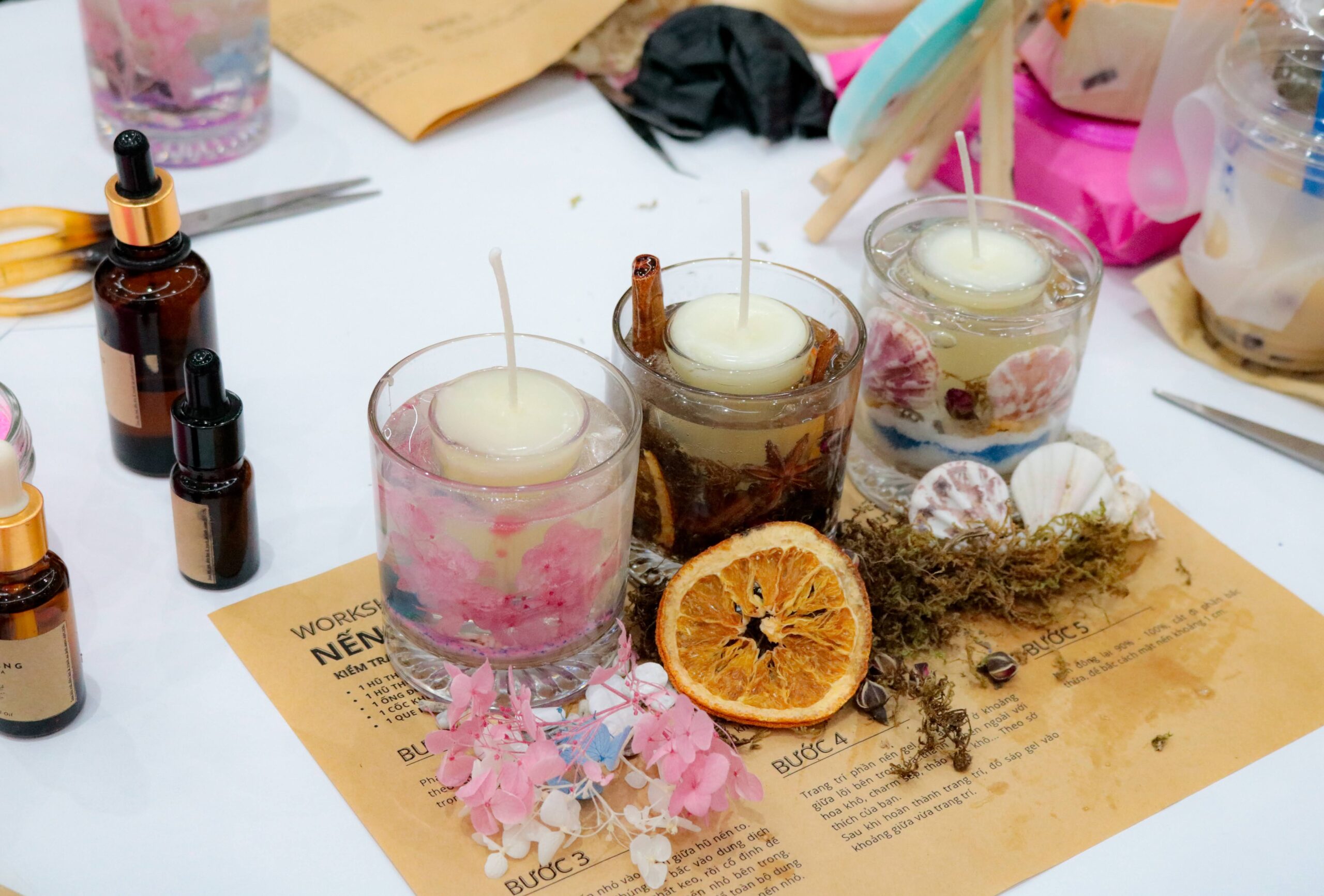 Workshop Doanh Nghiệp - Nến Thơm Gel (Gel Candle)
