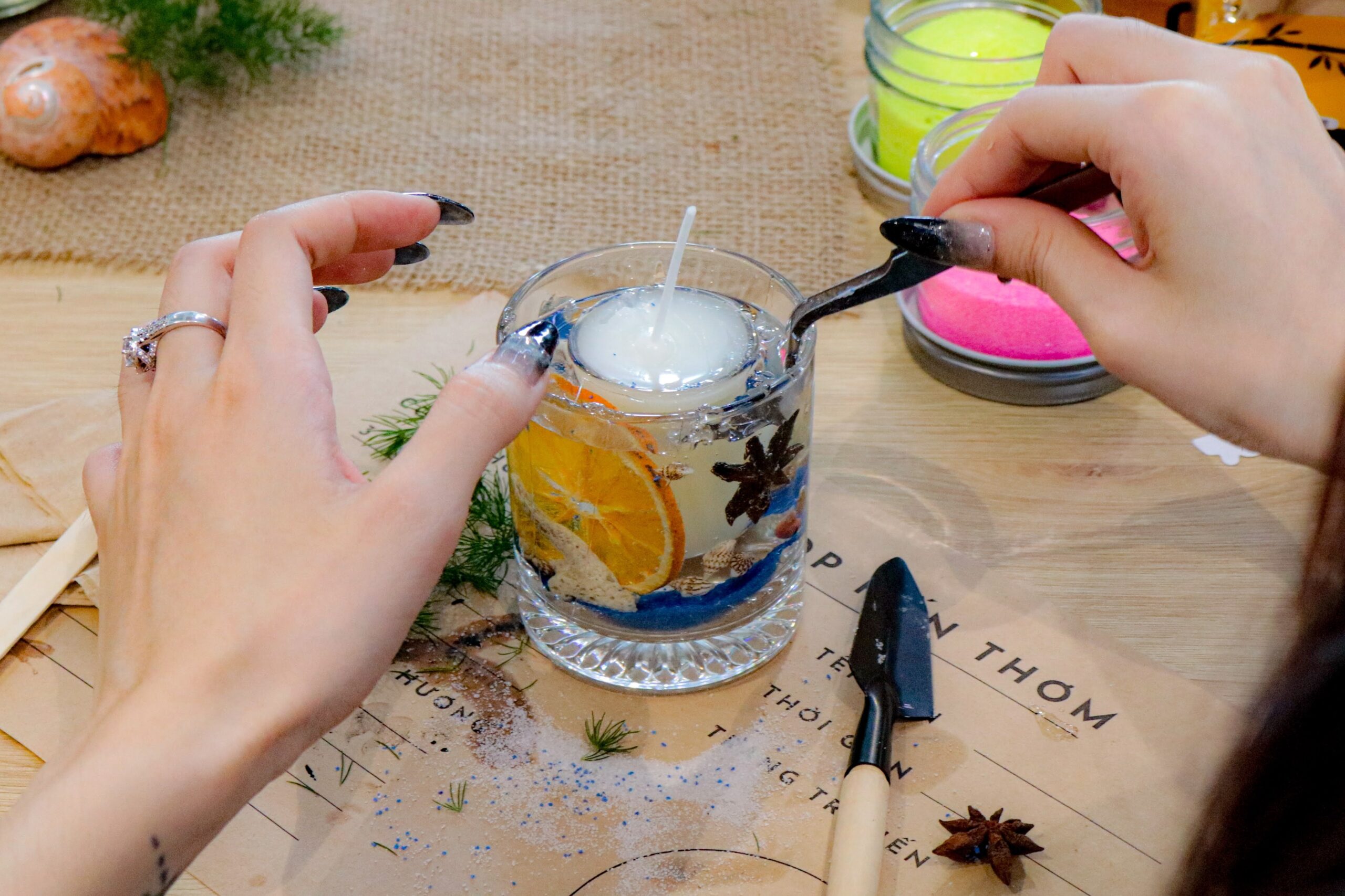 Workshop Doanh Nghiệp - Nến Thơm Gel (Gel Candle)
