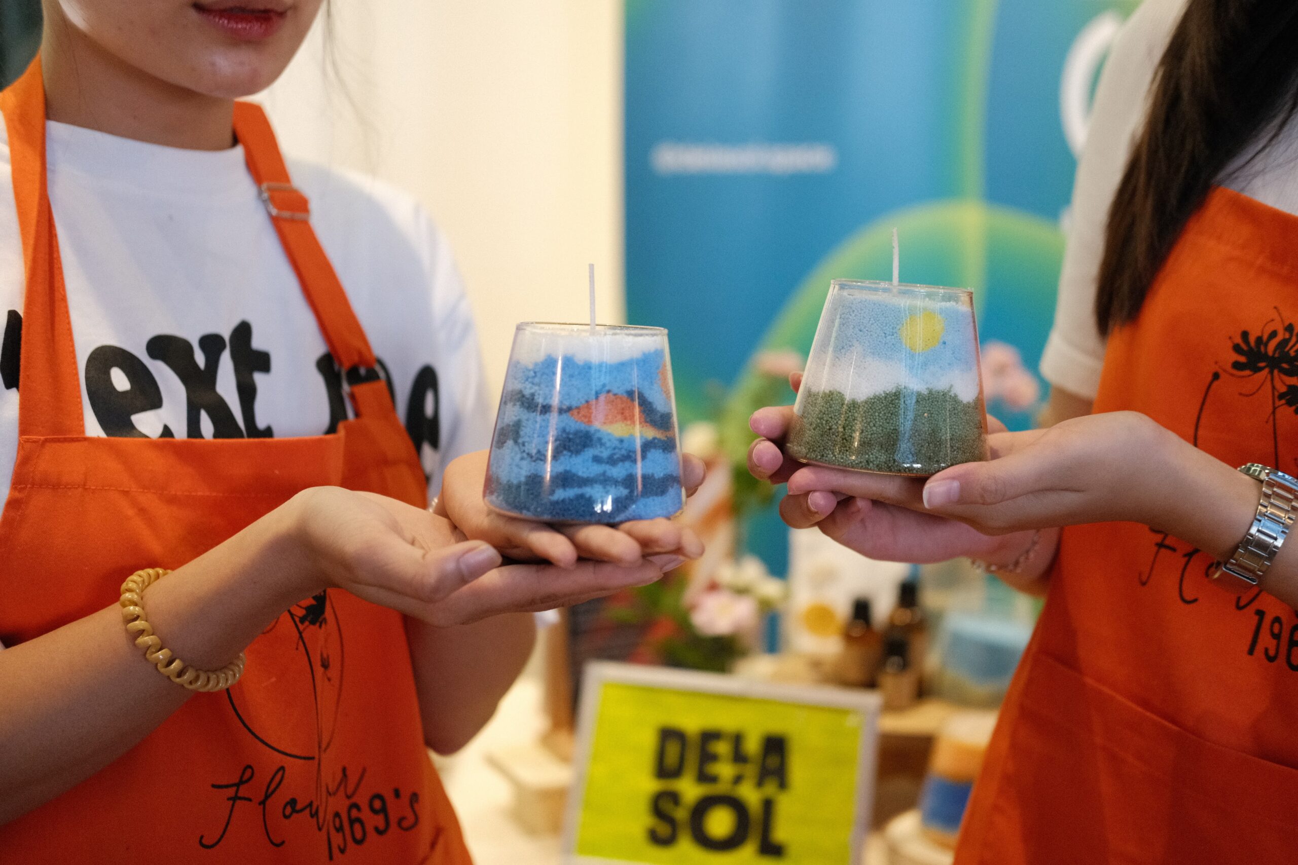 Workshop Doanh Nghiệp - Nến Thơm Hoa Băng (Sand Candle)