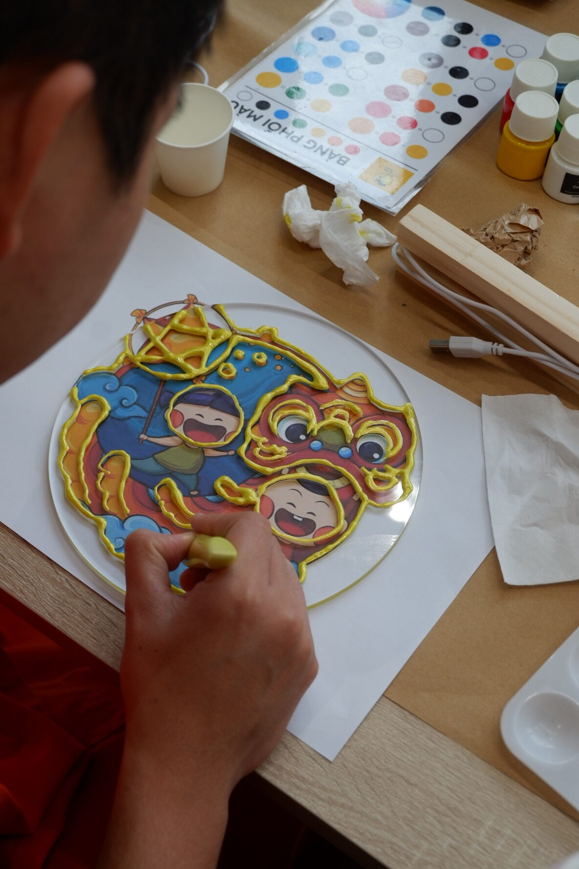 Workshop Doanh Nghiệp - Đèn Dạ Nguyệt (Night Moon Lamp)