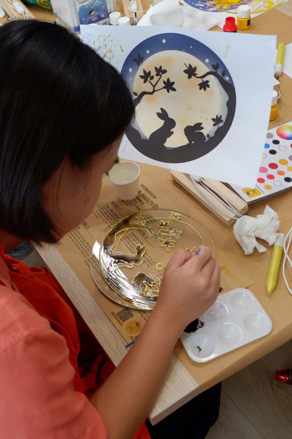 Workshop Doanh Nghiệp - Đèn Dạ Nguyệt (Night Moon Lamp)